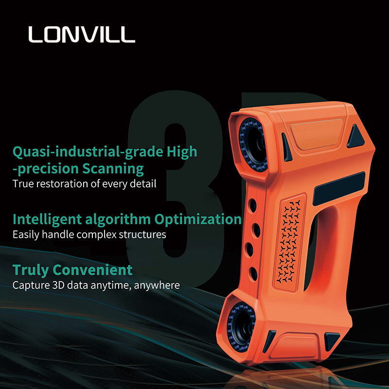 Alat Pemindai Volume 3D Laser  - Handheld 3D Scanner High Precision ulasan dan harga